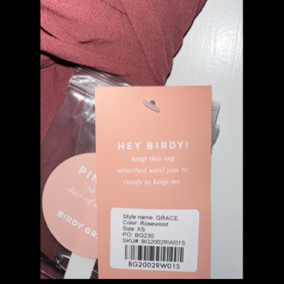 Birdy Grey - Grace Convertible Dress (Rosewood) size XS Brand New w/tags - Picture 9 of 11